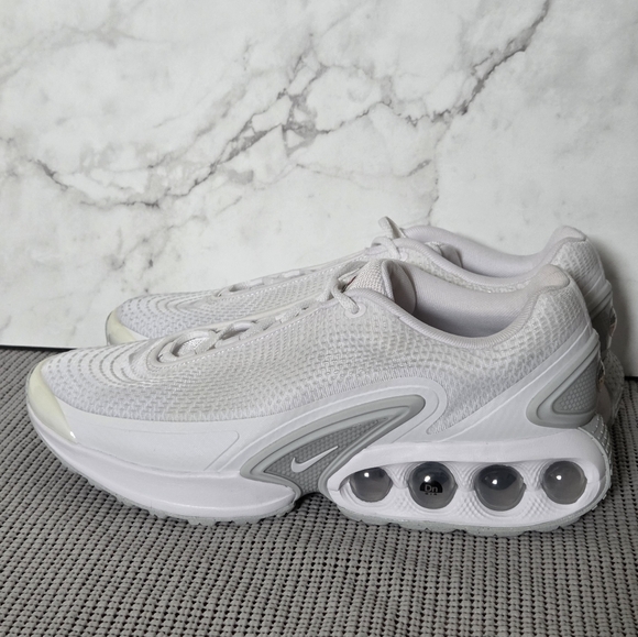Nike Air Max Dn Mens Sneaker Shoes White Metallic Silver 10.5 - Picture 5 of 9